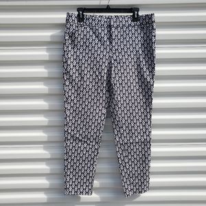 Crosby. Beck geometric printed skinny cropped pants